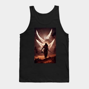 Fallen Angel With Savage Weapon 02 Tank Top